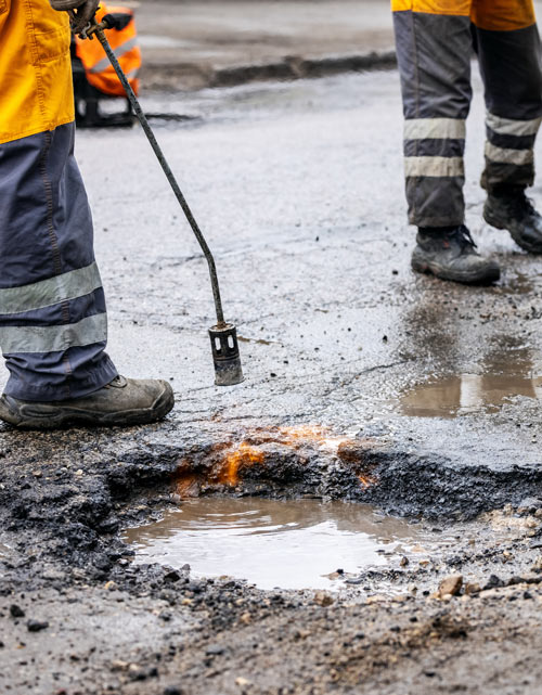 pothole repair in concord | fixing pot hole