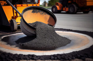 mixing asphalt | emergency pothole repair