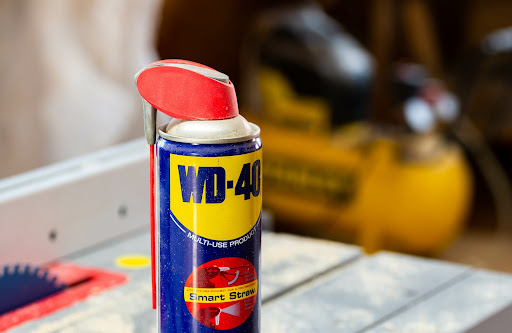 wd40 | remove oil spots from driveway