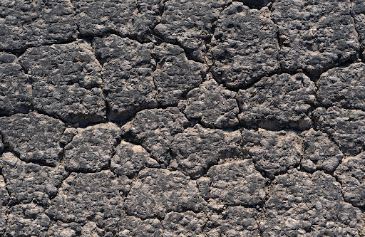 cracked asphalt | correct standing water