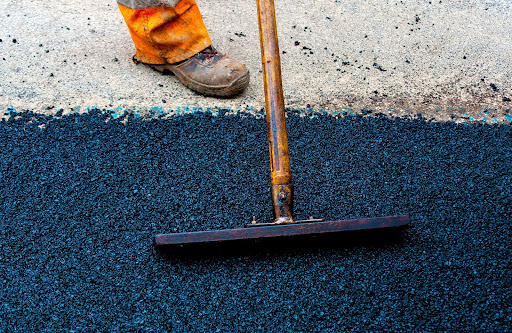 road asphalt repairing | correct standing water