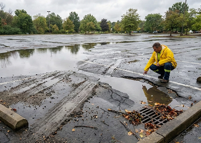 cold weather and pothole