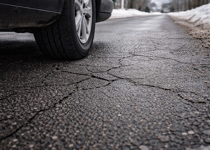 water infiltration asphalt