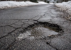 Freeze-Thaw Cycles Create Potholes