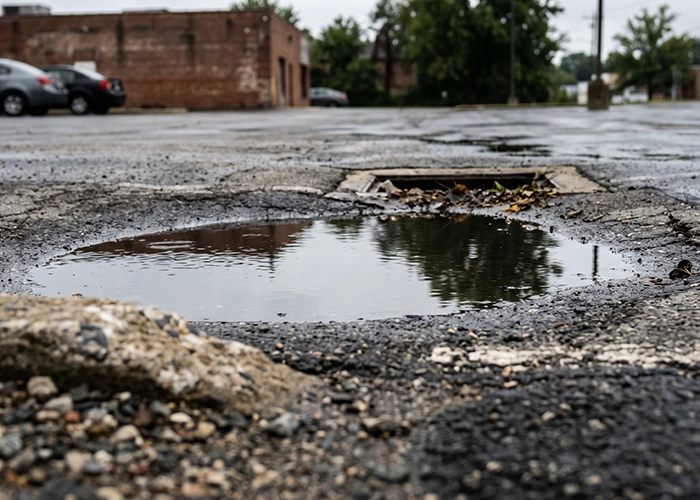 standing water repair