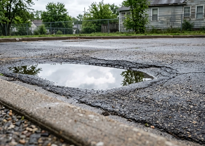 professional puddle repair