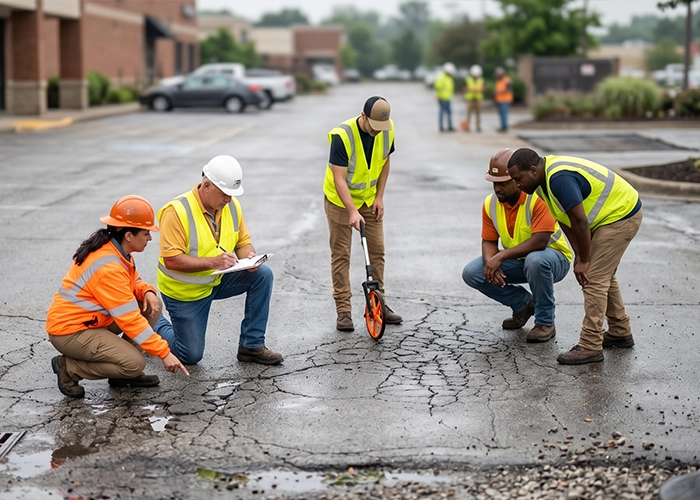 humidity damage to asphalt pavement