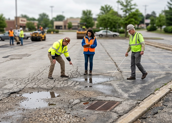 humidity damage to asphalt pavement