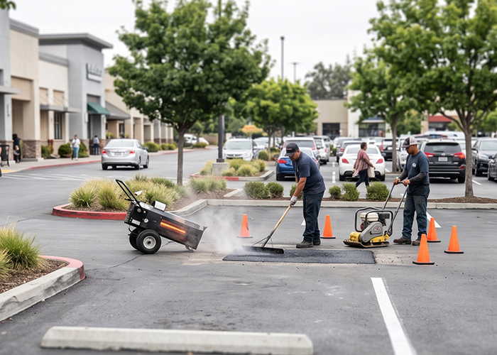 asphalt oil spot repair
