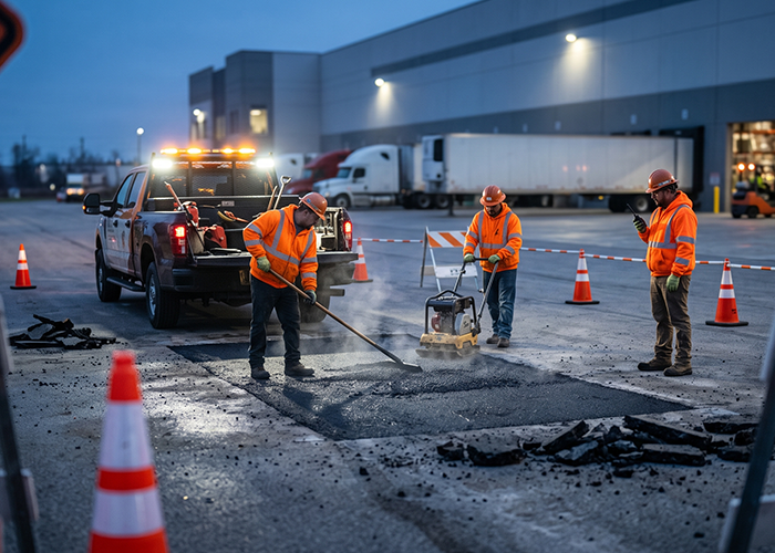 24 hour emergency asphalt repair