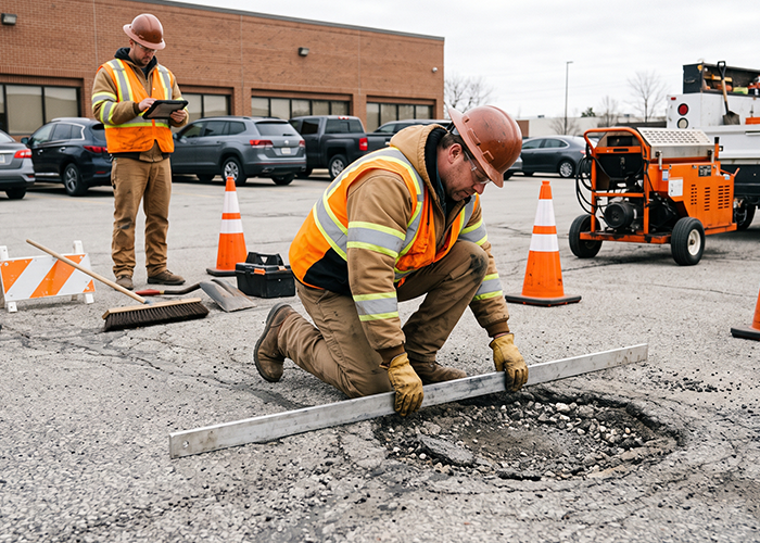 infrared pavement patching