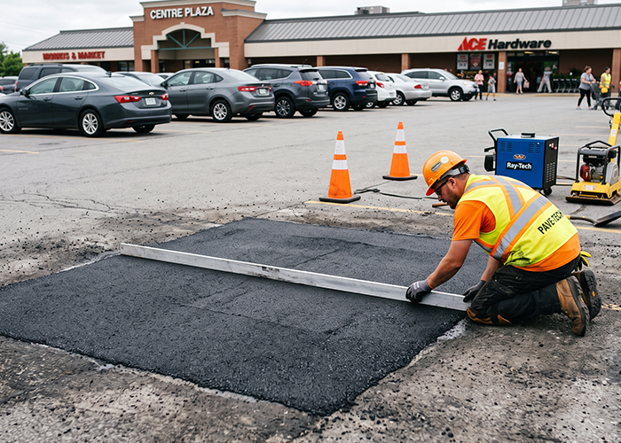 infrared pavement patching