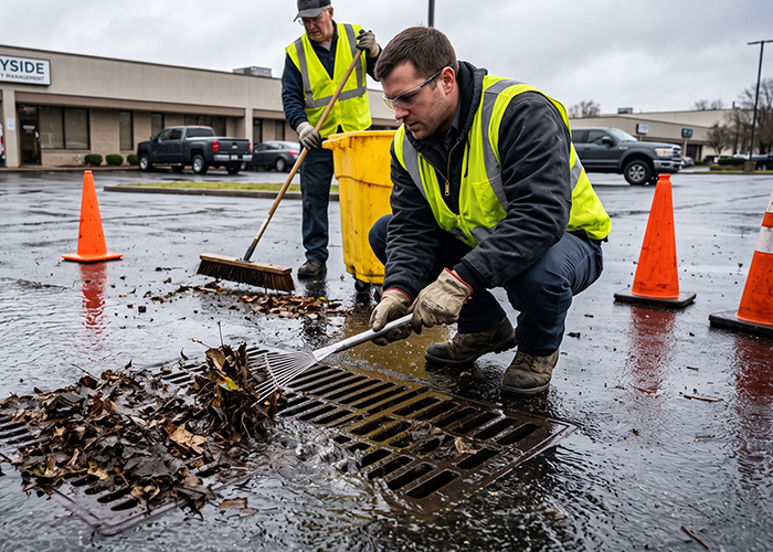 standing water repair