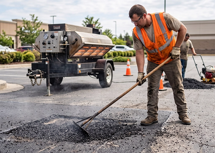 infrared pothole repair